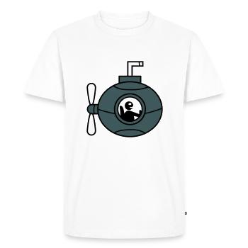 Submarine Submarine Dive Dive Submarine Captain - Men's Premium Organic T-Shirt - white - Front - Nico (187cm)