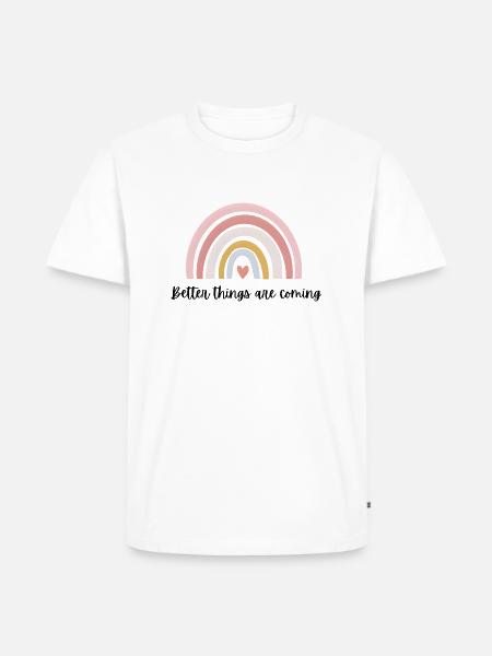 Arctic Eleganz - Männer Premium Bio T-Shirt - Weiß