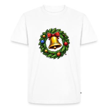 Cloche de couronne 1 - T-shirt Premium bio Homme - blanc - Devant - Nico (187cm)