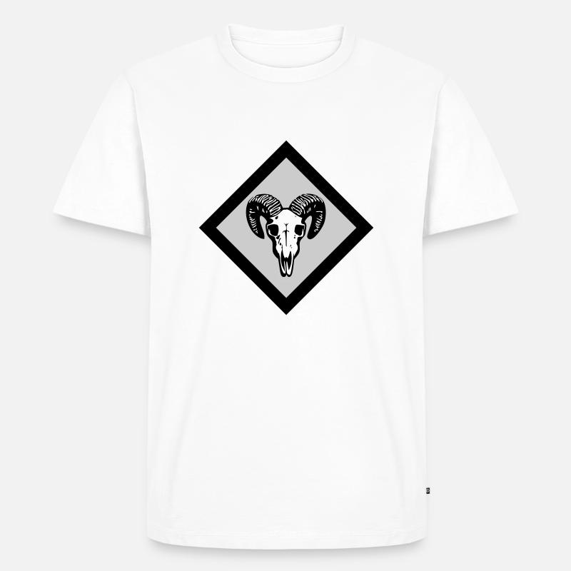 Gotland - Männer Premium Bio T-Shirt - Weiß