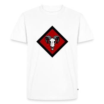 Gotland - Men's Premium Organic T-Shirt - white - Front - Nico (187cm)