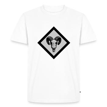 Gotland - Men's Premium Organic T-Shirt - white - Front - Nico (187cm)