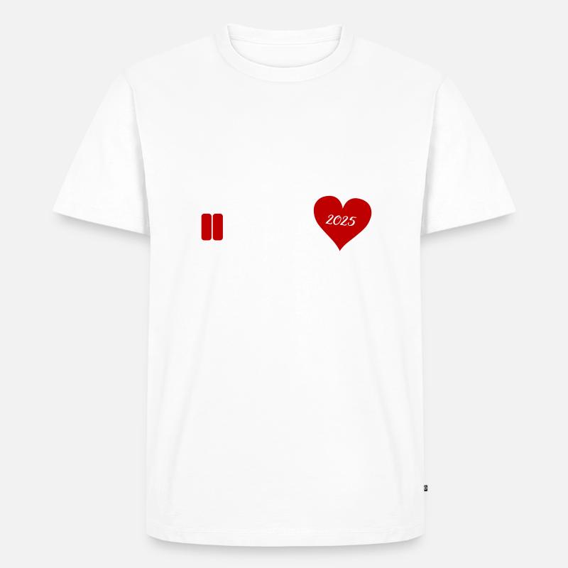 mama loading 2025 - Männer Premium Bio T-Shirt - Weiß