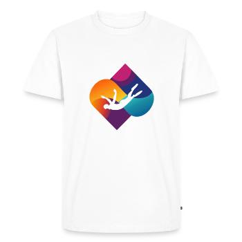 Brasse Natation - T-shirt Premium bio Homme - blanc - Devant - Nico (187cm)