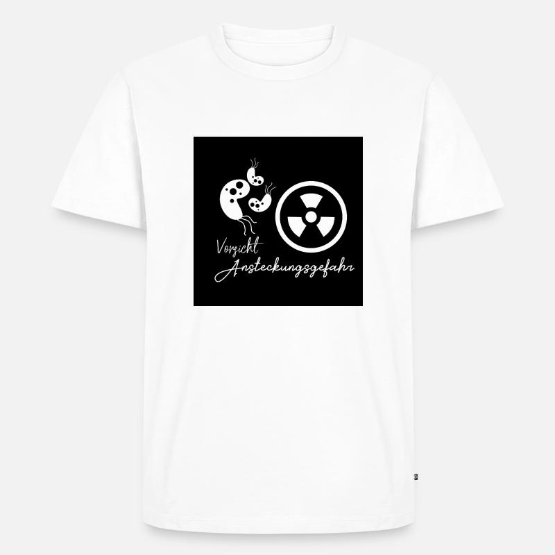 Gute besserung - Männer Premium Bio T-Shirt - Weiß