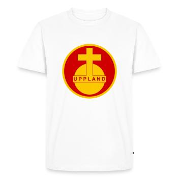 UPPLAND - Men's Premium Organic T-Shirt - white - Front - Nico (187cm)