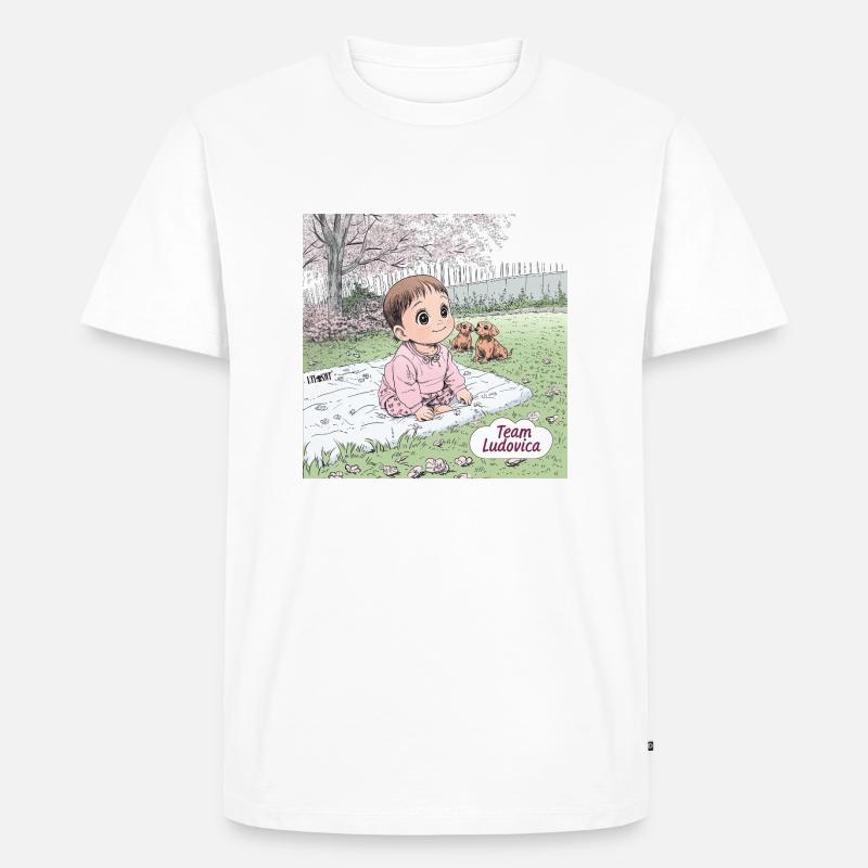Source - T-shirt Premium bio Homme - blanc