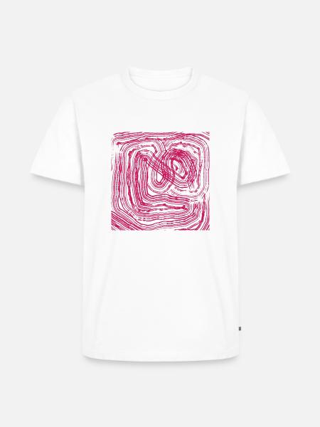 Verlauf verloren - Männer Premium Bio T-Shirt - Weiß