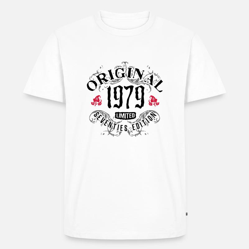 Goth 1979 - Männer Premium Bio T-Shirt - Weiß
