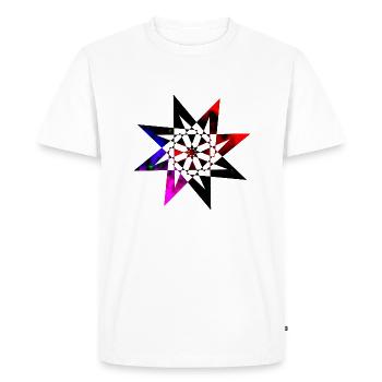 Star cadeau fantaisie - T-shirt Premium bio Homme - blanc - Devant - Nico (187cm)