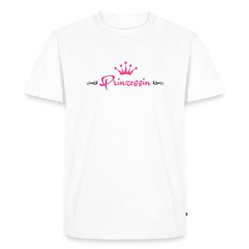 (100_prinzessin2_2c) - T-shirt Premium bio Homme - blanc - Devant - Nico (187cm)
