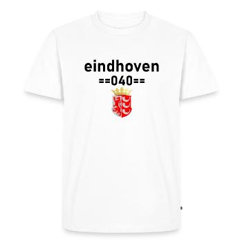 eindhoven 040avec arme eindhoven - T-shirt Premium bio Homme - blanc - Devant - Nico (187cm)