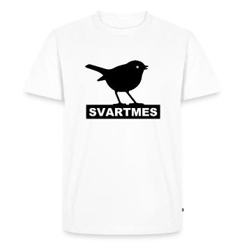 Svartmes - Sick tv locale - T-shirt Premium bio Homme - blanc - Devant - Nico (187cm)