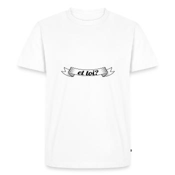 je suis pâtissier - T-shirt Premium bio Homme - blanc - Devant - Nico (187cm)