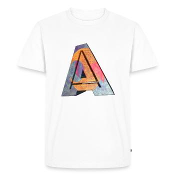 A - T-shirt Premium bio Homme - blanc - Devant - Nico (187cm)