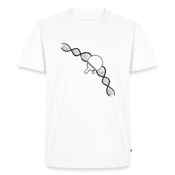 Table tennis players Table tennis bats Table tennis - Men's Premium Organic T-Shirt - white - Front - Nico (187cm)
