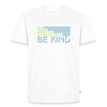 Vous pouvez être gentil - T-shirt Premium bio Homme - blanc - Devant - Nico (187cm)
