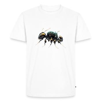 Ant Bee Robot - Men's Premium Organic T-Shirt - white - Front - Nico (187cm)