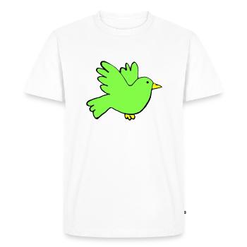 Couleurs des oiseaux - T-shirt Premium bio Homme - blanc - Devant - Nico (187cm)