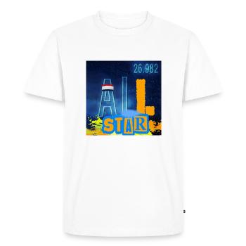 ALL STAR CHEMISTRY - Men's Premium Organic T-Shirt - white - Front - Nico (187cm)