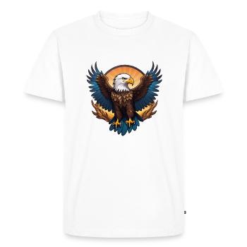 Aigle - T-shirt Premium bio Homme - blanc - Devant - Nico (187cm)