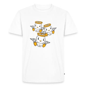 3 Ducks Angel Friends Halo Holy Team - T-shirt Premium bio Homme - blanc - Devant - Nico (187cm)