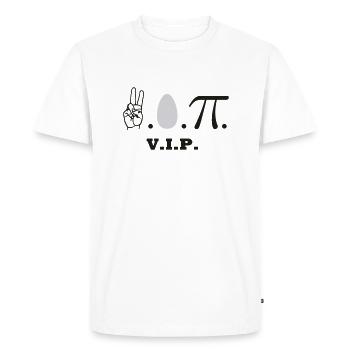 VIP - T-shirt Premium bio Homme - blanc - Devant - Nico (187cm)
