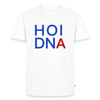 Heidenheim Hoidna blue red - Men's Premium Organic T-Shirt - white - Front - Nico (187cm)