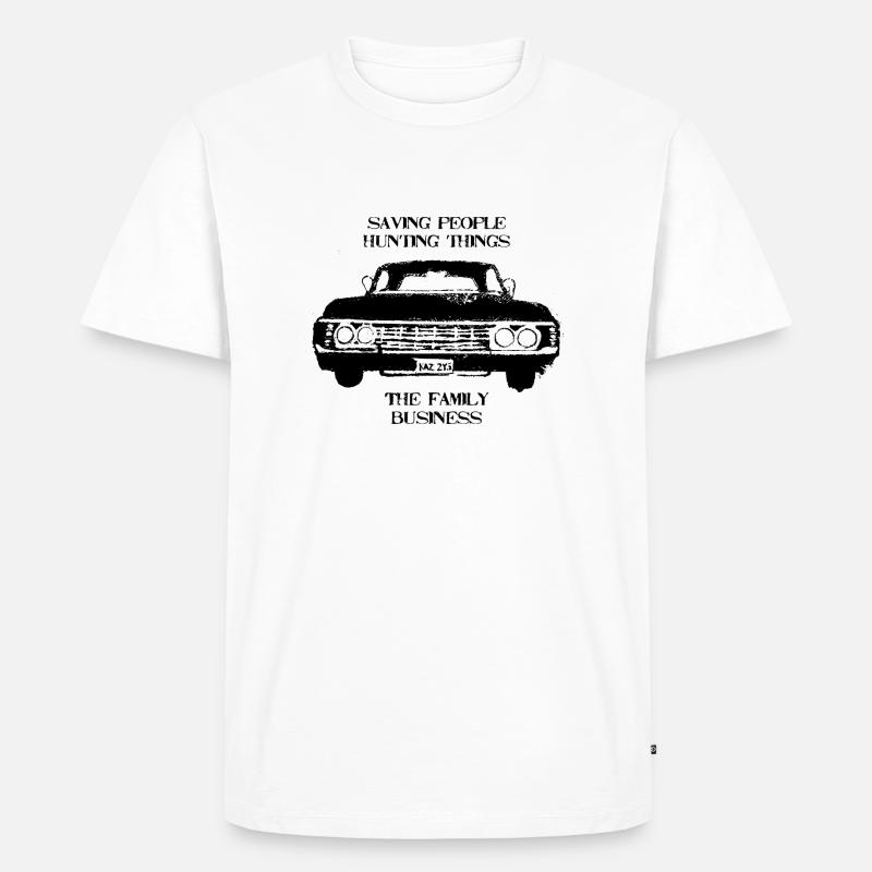 Impala - Männer Premium Bio T-Shirt - Weiß