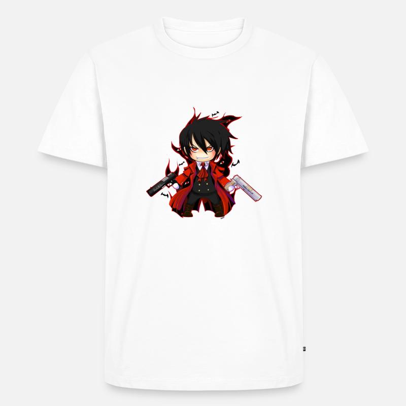 hellsing - Männer Premium Bio T-Shirt - Weiß