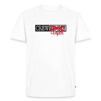 Crew Member - T-shirt Premium bio Homme - blanc - Devant - Nico (187cm)