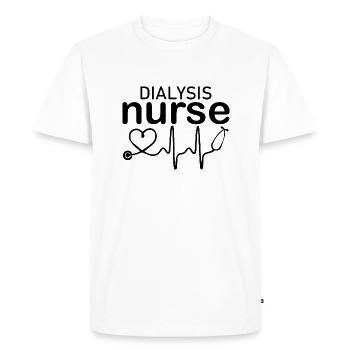 Infirmière Krankenschwester Corona - T-shirt Premium bio Homme - blanc - Devant - Nico (187cm)