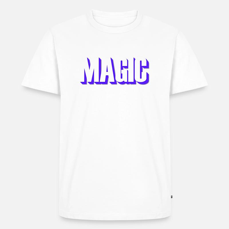 Magic - Männer Premium Bio T-Shirt - Weiß