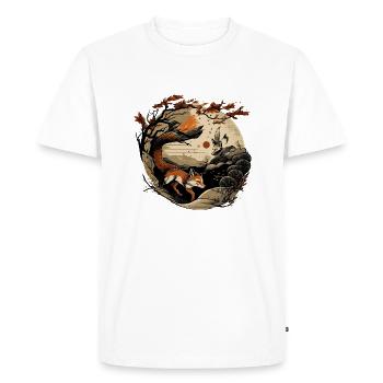 fox 6 - T-shirt Premium bio Homme - blanc - Devant - Nico (187cm)