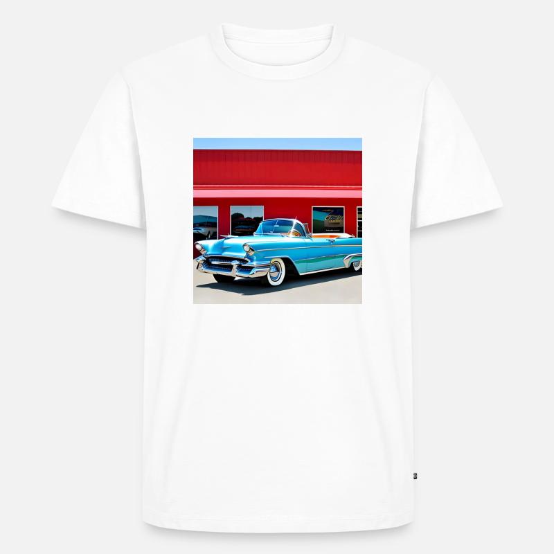 C09 - Männer Premium Bio T-Shirt - Weiß