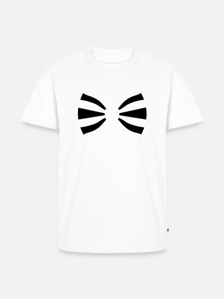 Binden - Männer Premium Bio T-Shirt - Weiß