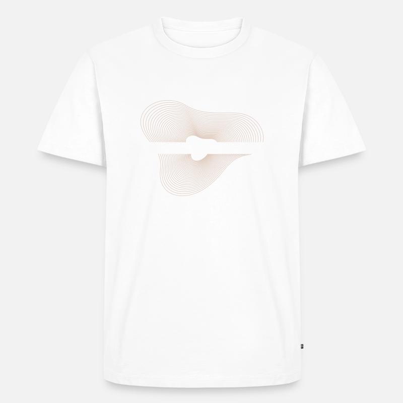 Conception abstraite - T-shirt Premium bio Homme - blanc