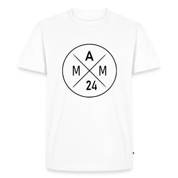 Mam 24 - T-shirt Premium bio Homme - blanc - Devant - Nico (187cm)
