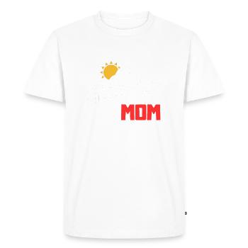 grande maman - T-shirt Premium bio Homme - blanc - Devant - Nico (187cm)