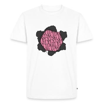 present idea present aerial acrobatics jokes humor - Men's Premium Organic T-Shirt - white - Front - Nico (187cm)
