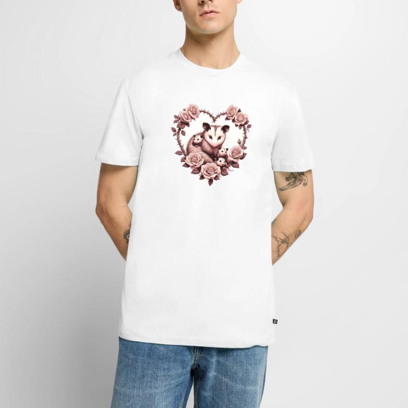 Opossum-Mama Männer Premium Bio T-Shirt