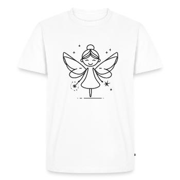 Fairy Magic2 - Men's Premium Organic T-Shirt - white - Front - Nico (187cm)