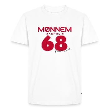 Ma ville Mannheim - T-shirt Premium bio Homme - blanc - Devant - Nico (187cm)