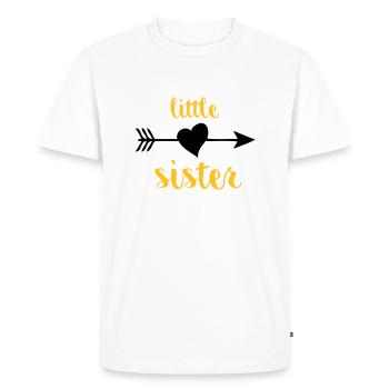 Little Sister - T-shirt Premium bio Homme - blanc - Devant - Nico (187cm)