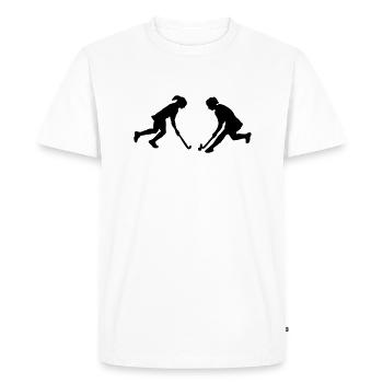 Field Hockey (super cheap!) - T-shirt Premium bio Homme - blanc - Devant - Nico (187cm)
