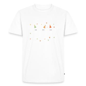Ghost - Men's Premium Organic T-Shirt - white - Front - Nico (187cm)