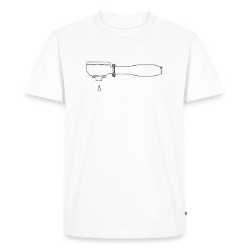 Screen carriers - Men's Premium Organic T-Shirt - white - Front - Nico (187cm)
