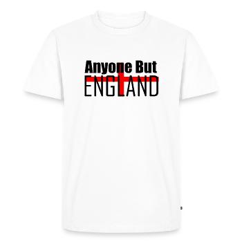 N’IMPORTE QUI SAUF L’ANGLETERRE T-SHIRT - T-shirt Premium bio Homme - blanc - Devant - Nico (187cm)