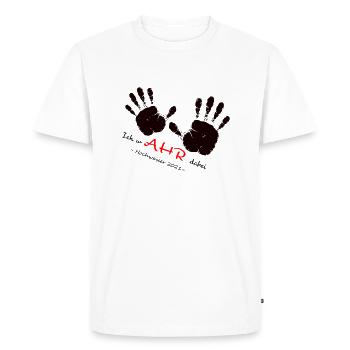 J’ai wAHR-We AHR together-Ahrtal Inondations - T-shirt Premium bio Homme - blanc - Devant - Nico (187cm)