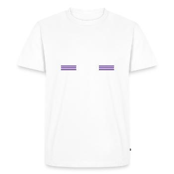 présenter des outils de marteau-piqueur d’apprenti geek - T-shirt Premium bio Homme - blanc - Devant - Nico (187cm)